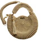 Round Woven Rattan Bag