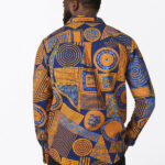 Men's African Print Button-up Shirt